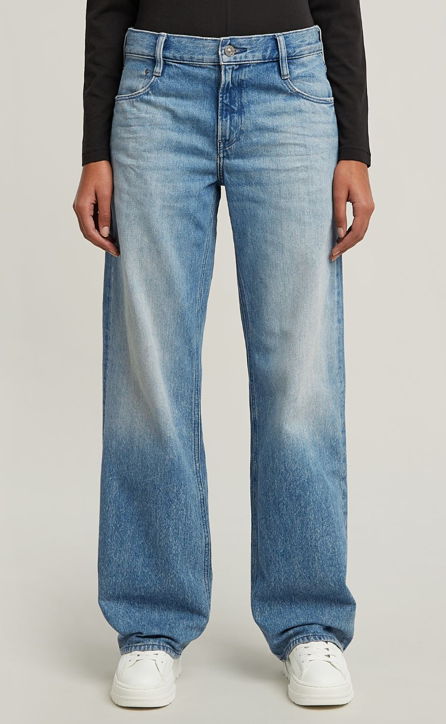 G-star Bukser - Judee Loose - Sun Faded Air Force Blue