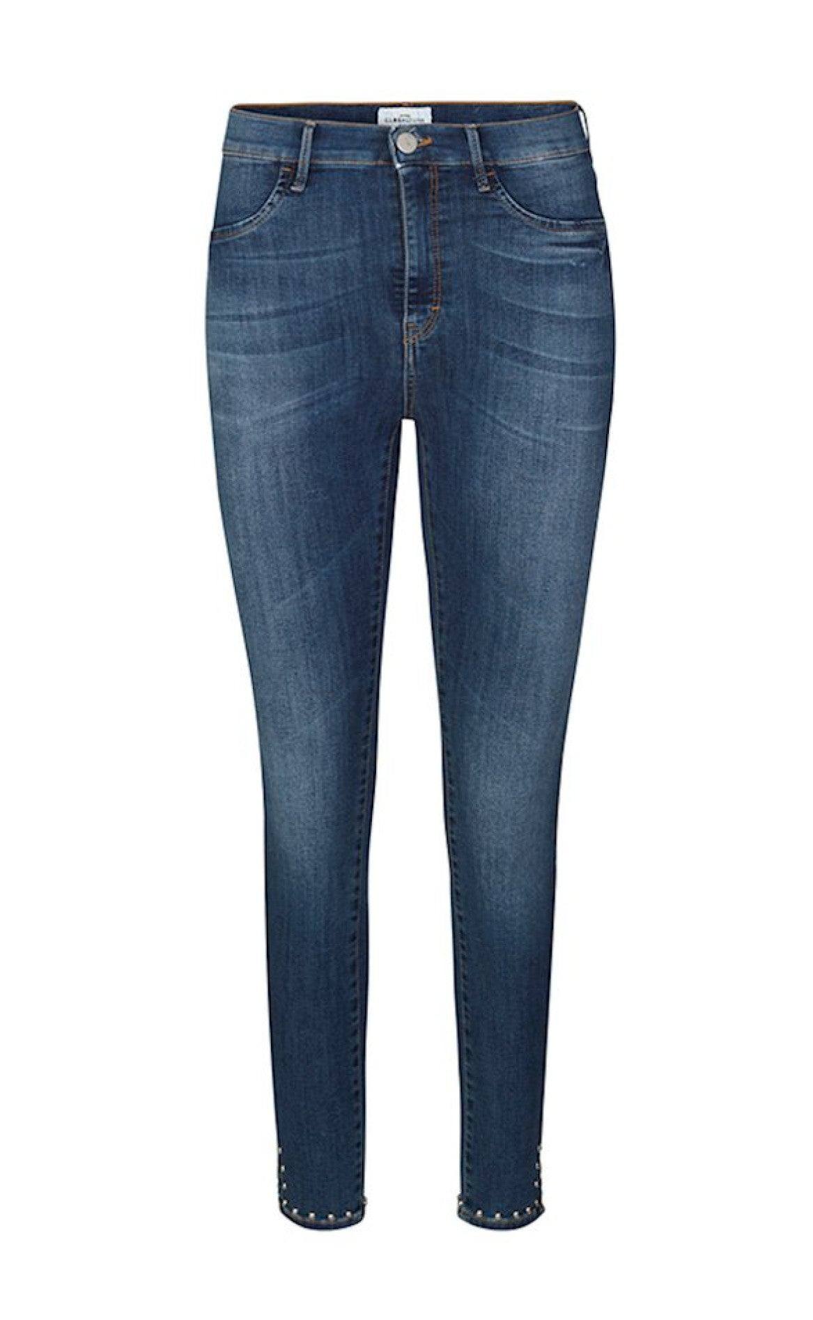 Global Funk One C Stud Jeans Dark Blue