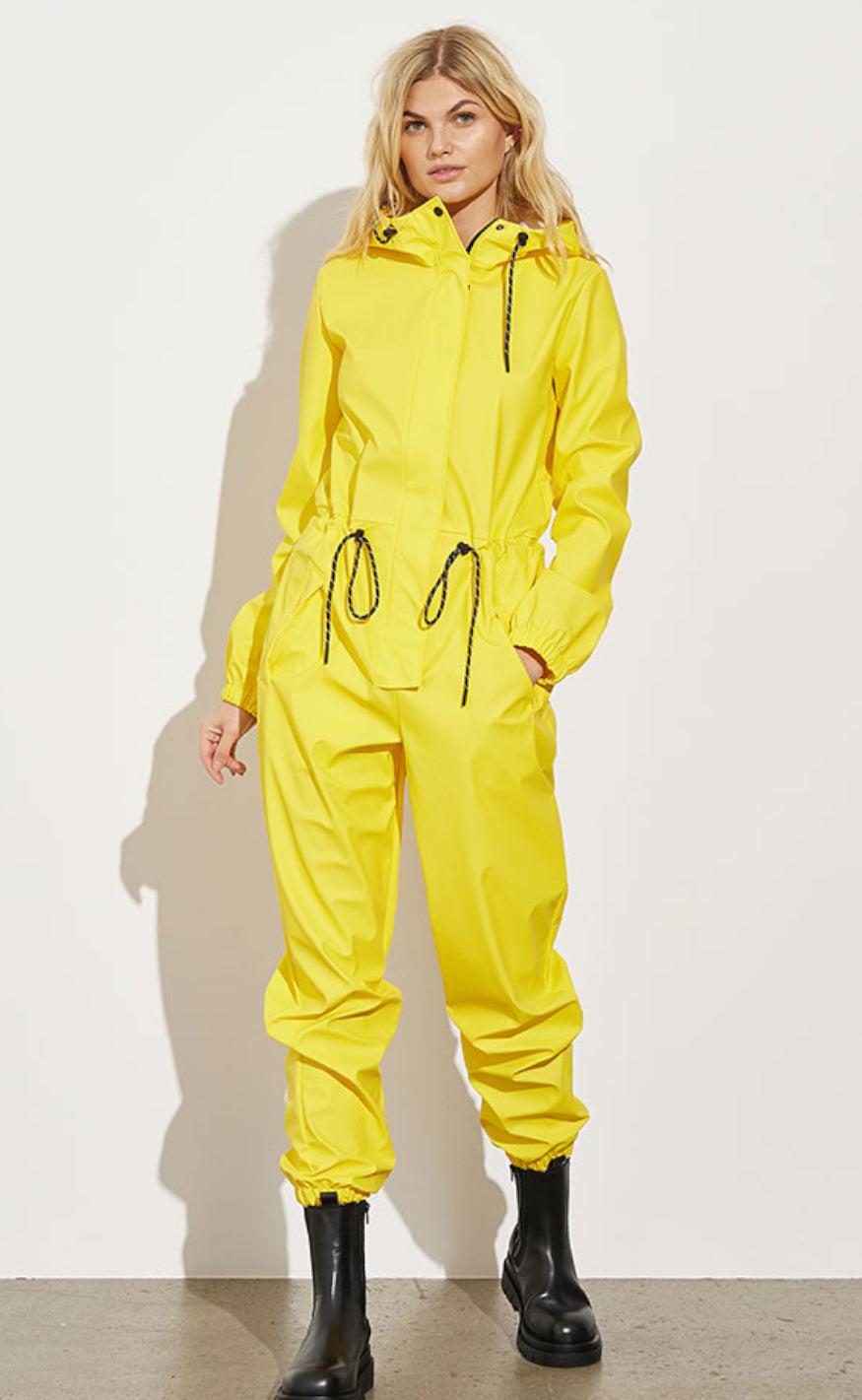 Global Funk Regndragt - Tiya-g - Yellow Dandelion