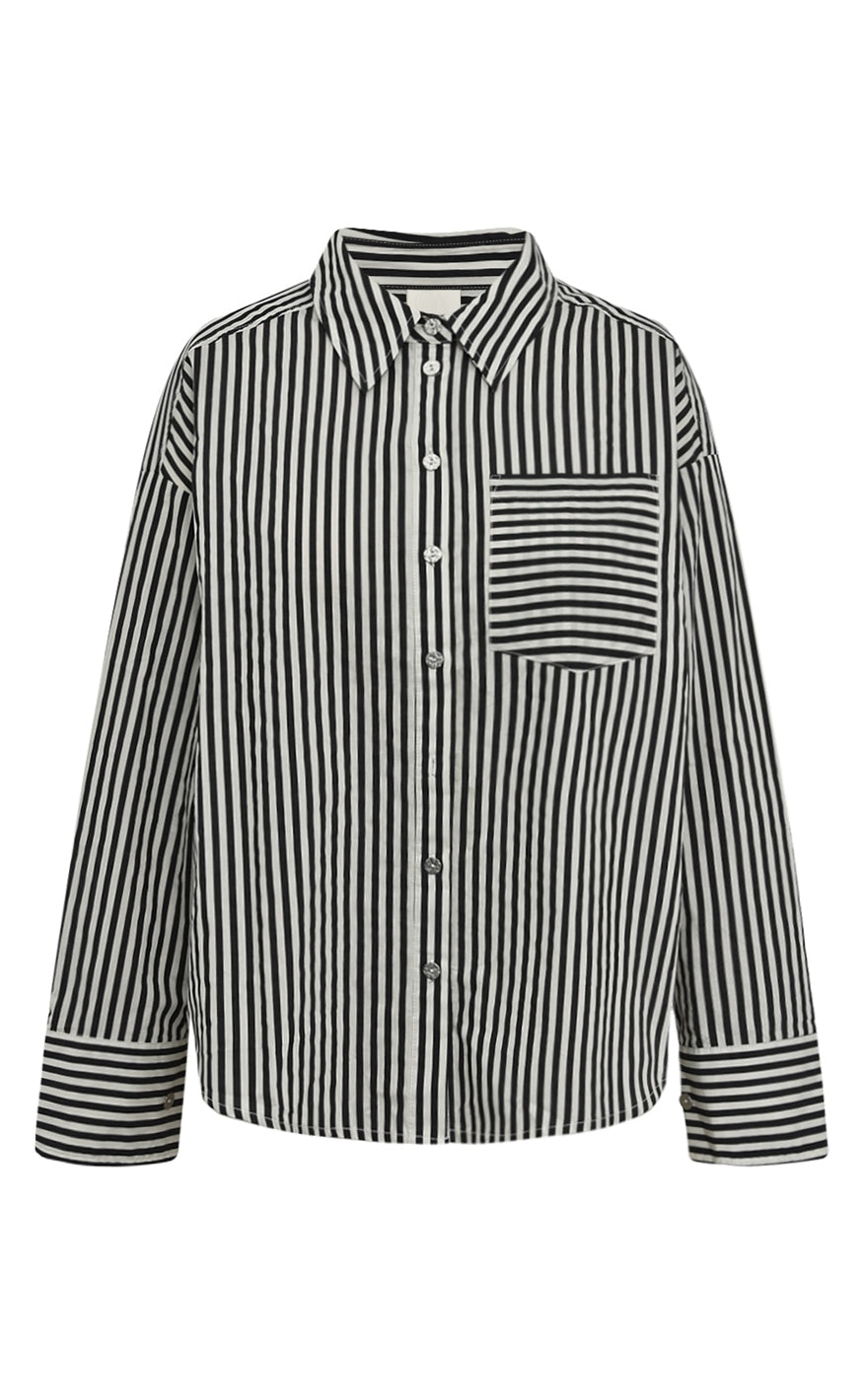Gossia Skjorte - Sophia - Black/creme