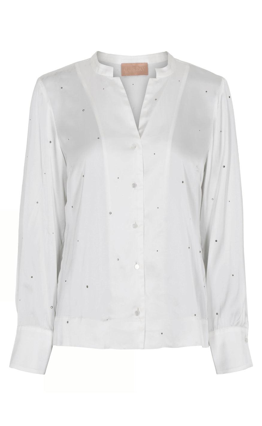 Gustav Skjorte - Florida Classic Stretch - Off White