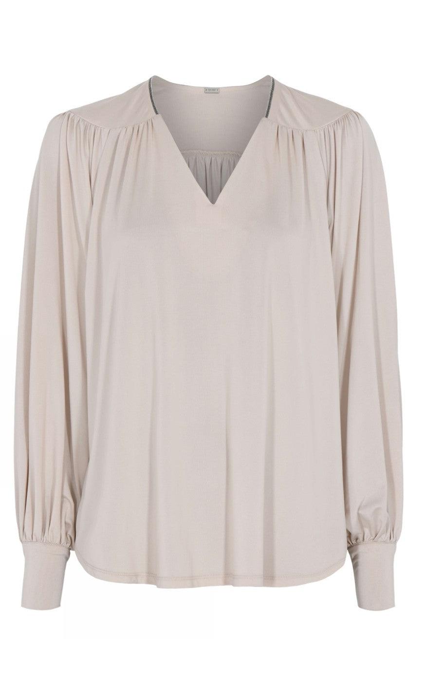 Gustav T-shirt - Elitta A-shaped - Pearl