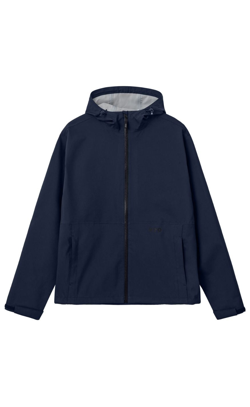 H2o Regnjakke - Bornholm - Navy