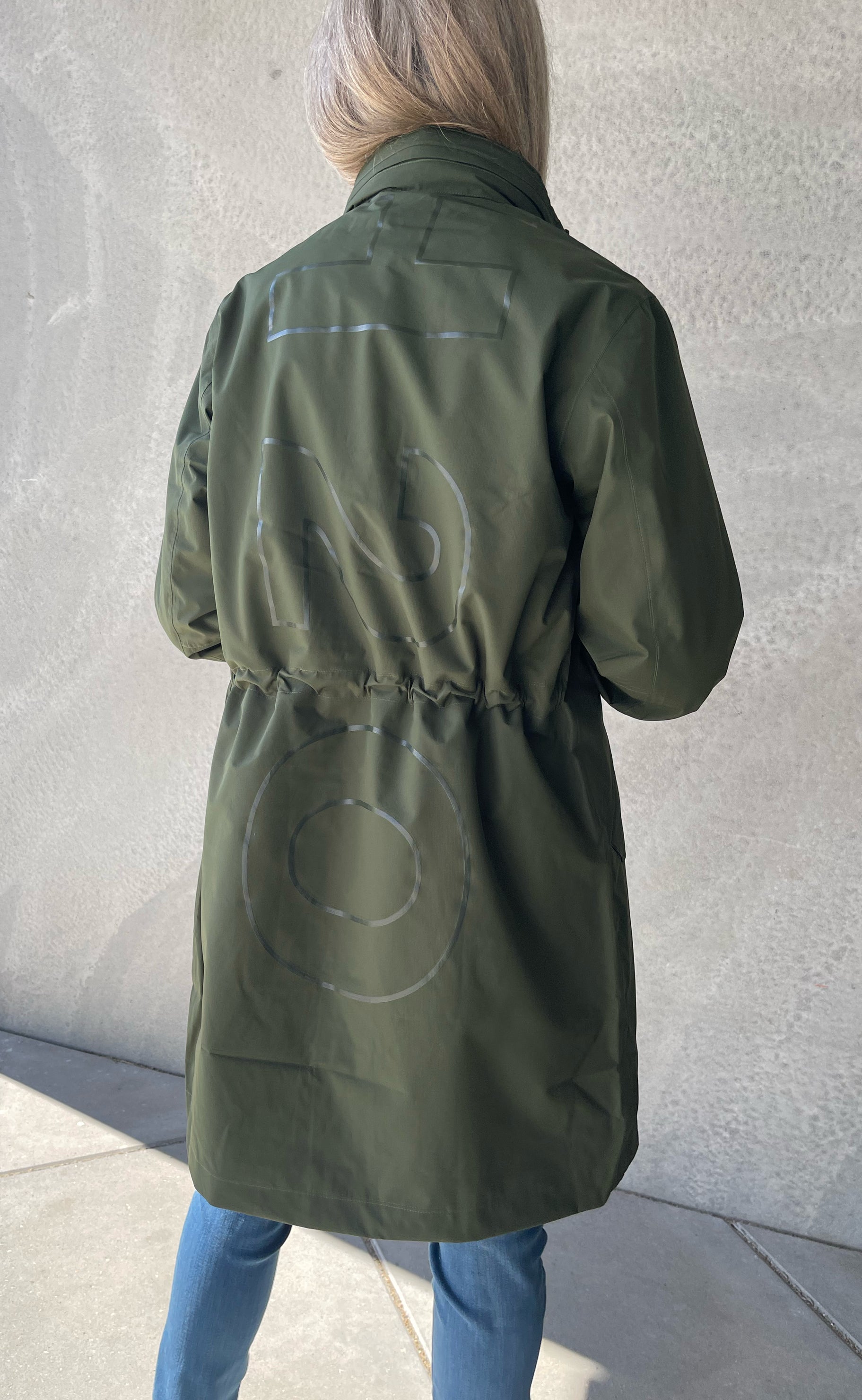 H2o Regnjakke - Rømø Long Unisex - Army