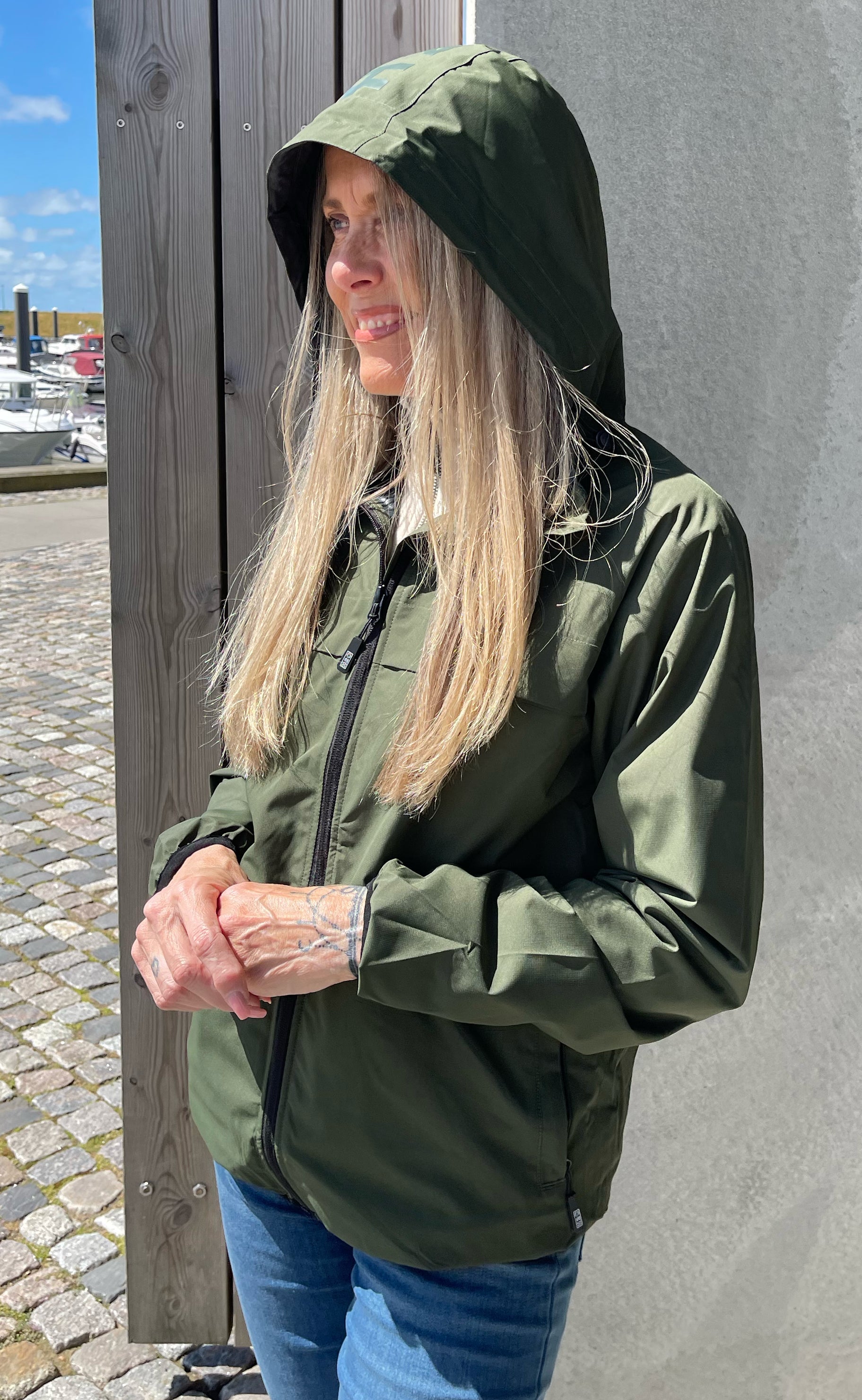 H2o Regnjakke - Rømø Unisex - Army