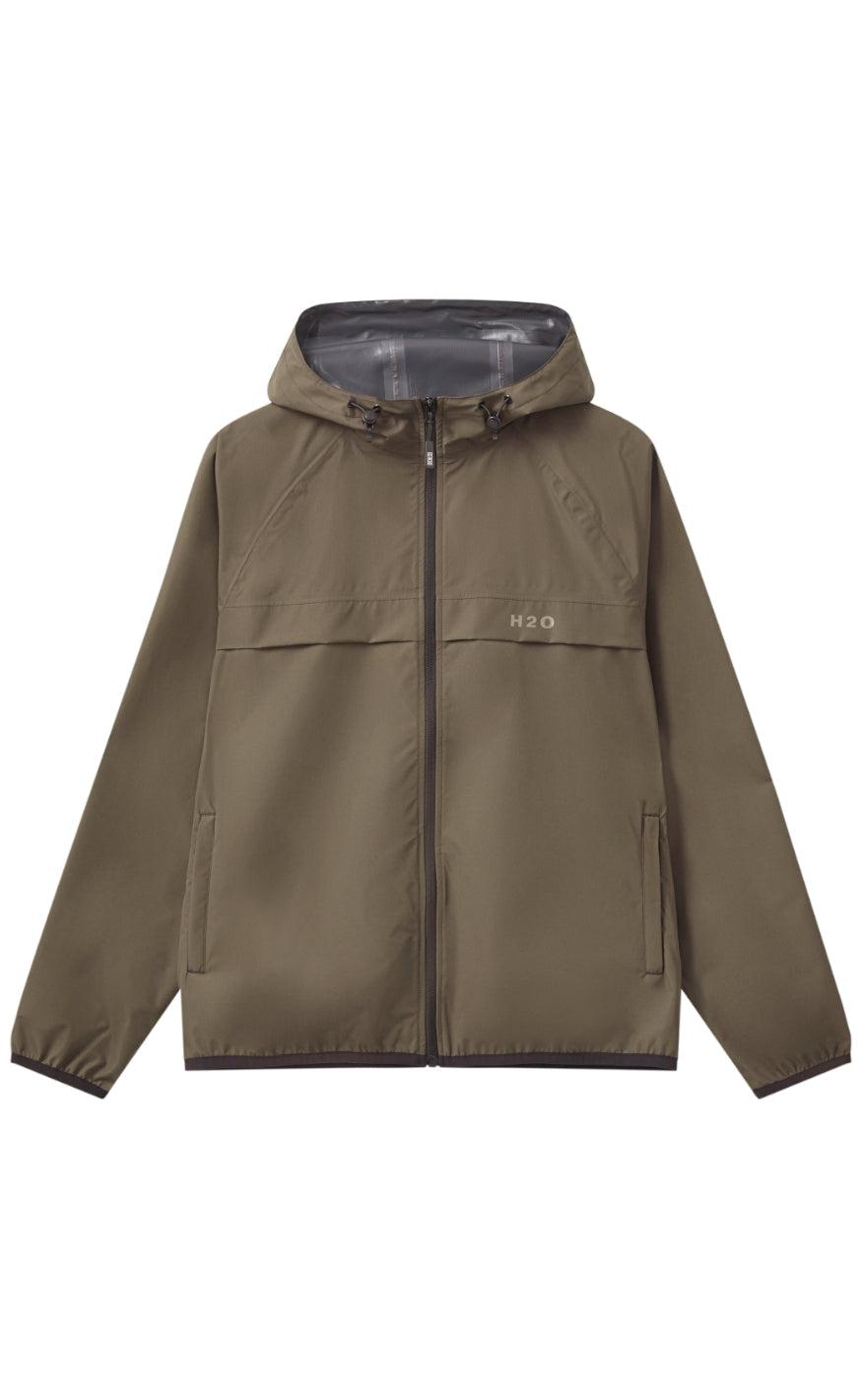 H2o Regnjakke - Rømø Unisex - Dusty Oak