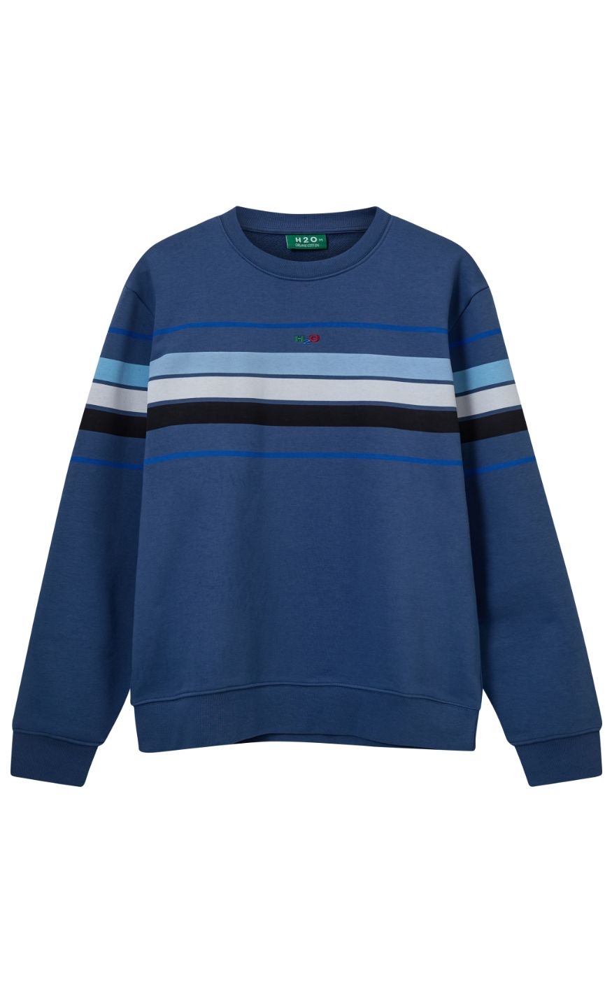 H2o Sweatshirt - Classic Sweat O'neck - Indigo Blue