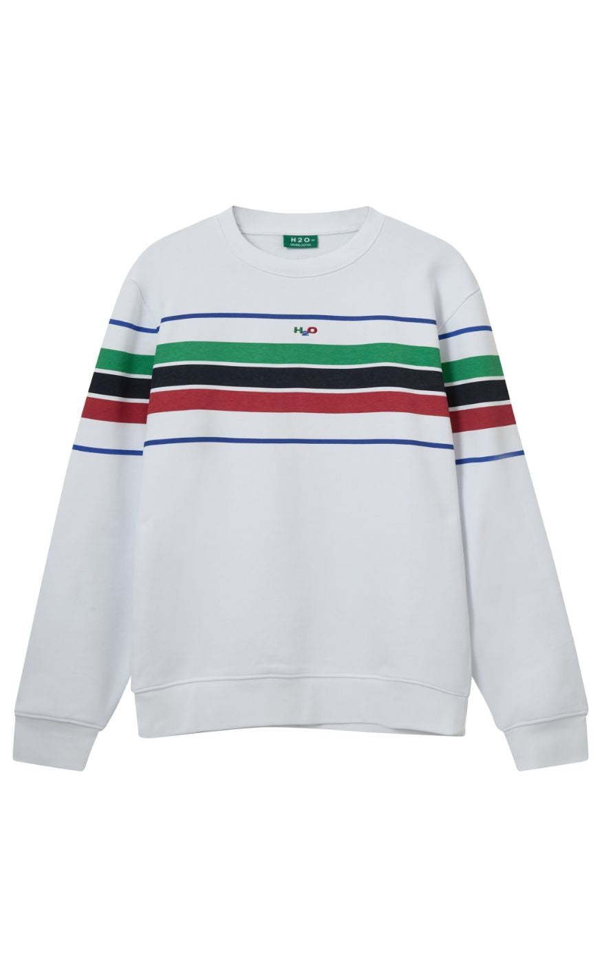 H2o Sweatshirt - Classic Sweat O'neck - White
