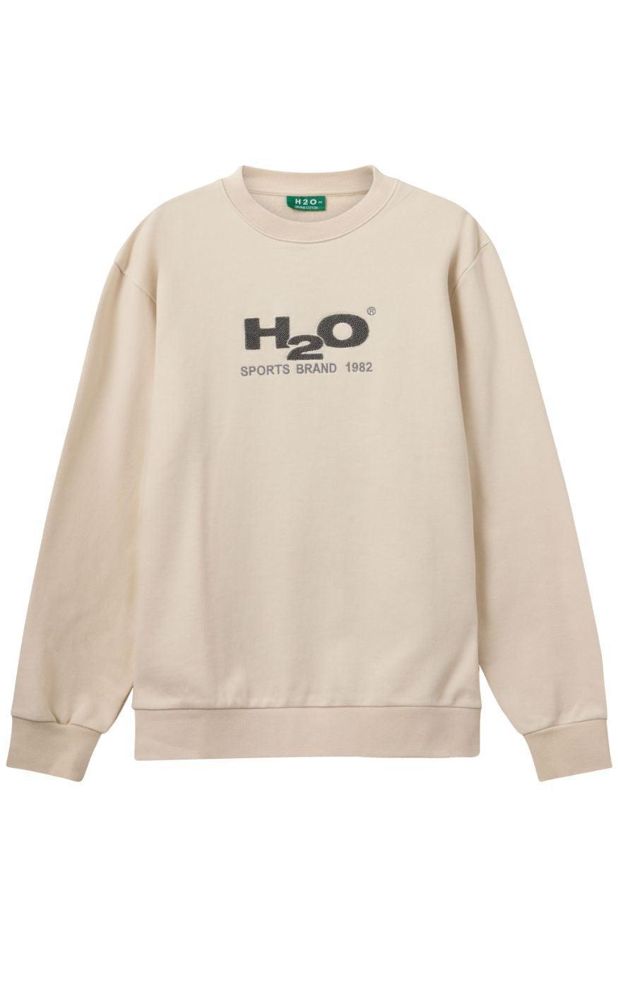 H2o Sweatshirt - Logo - Chalk/grey