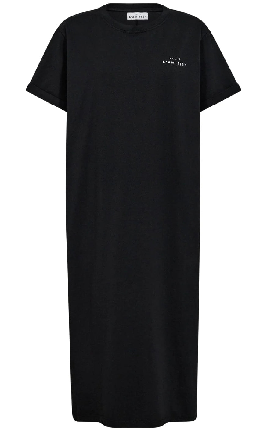Haute L'amitié Kjole - Crew Neck  - Black