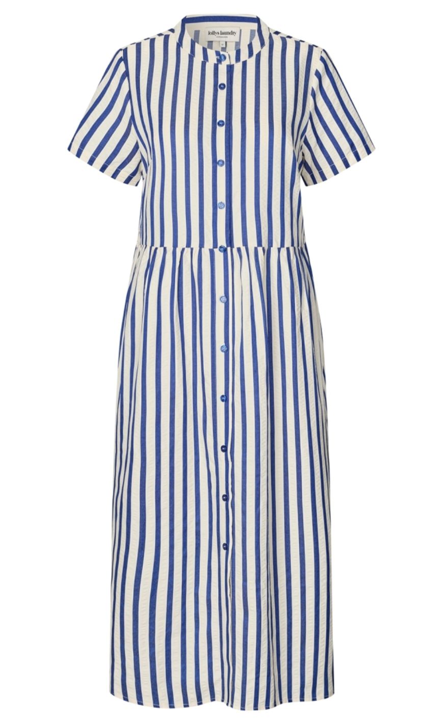 Lollys Laundry Kjole - Aliyall Maxi - Blue