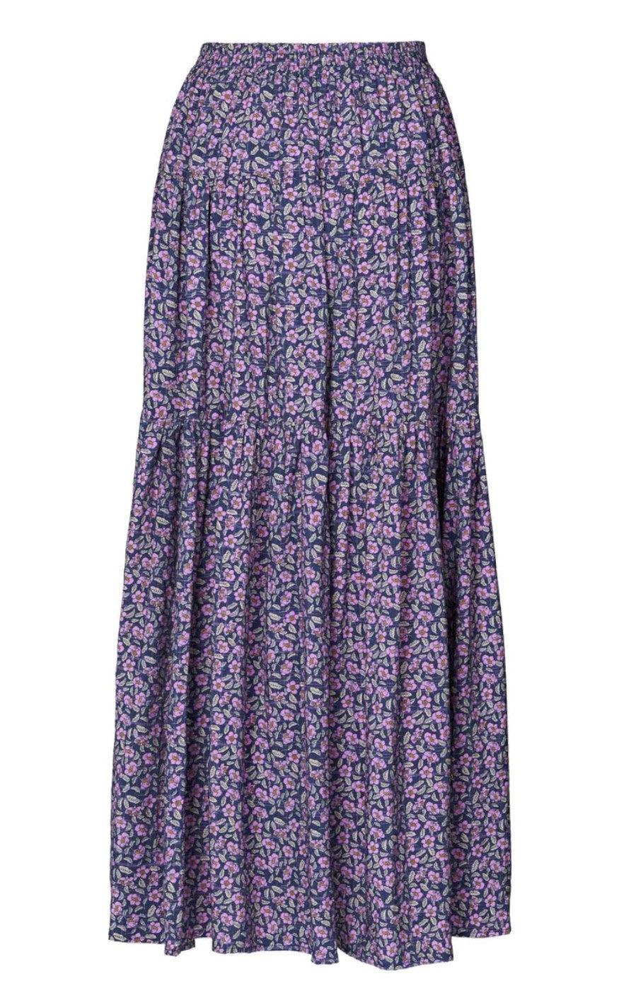 Lollys Laundry Nederdel  - Sunset - Flower Print