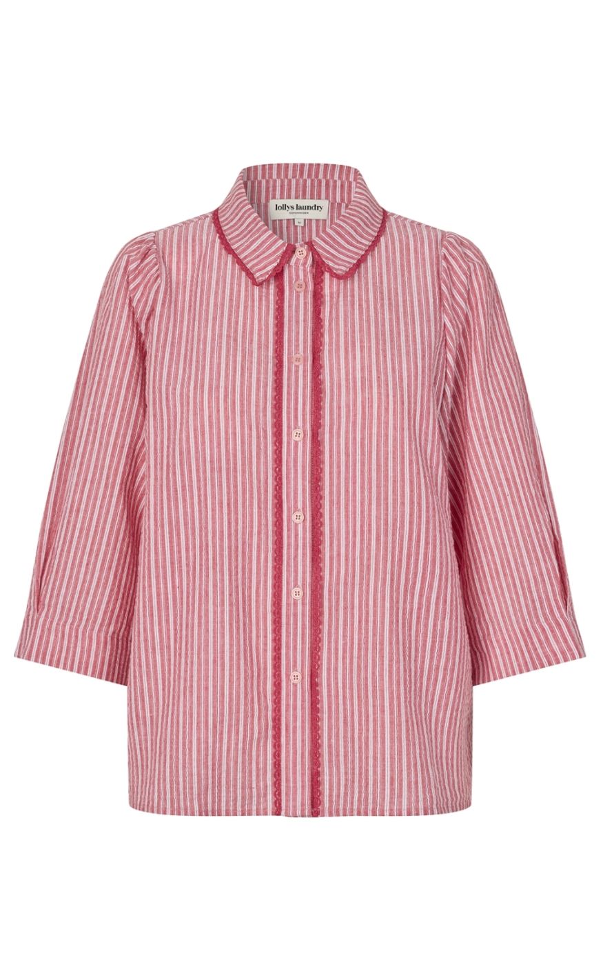Lollys Laundry Skjorte - Bonoll Ss - Red
