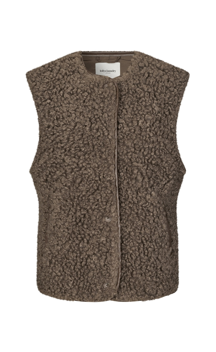 Lollys Laundry Vest - Vada Ll - Dark Mokka