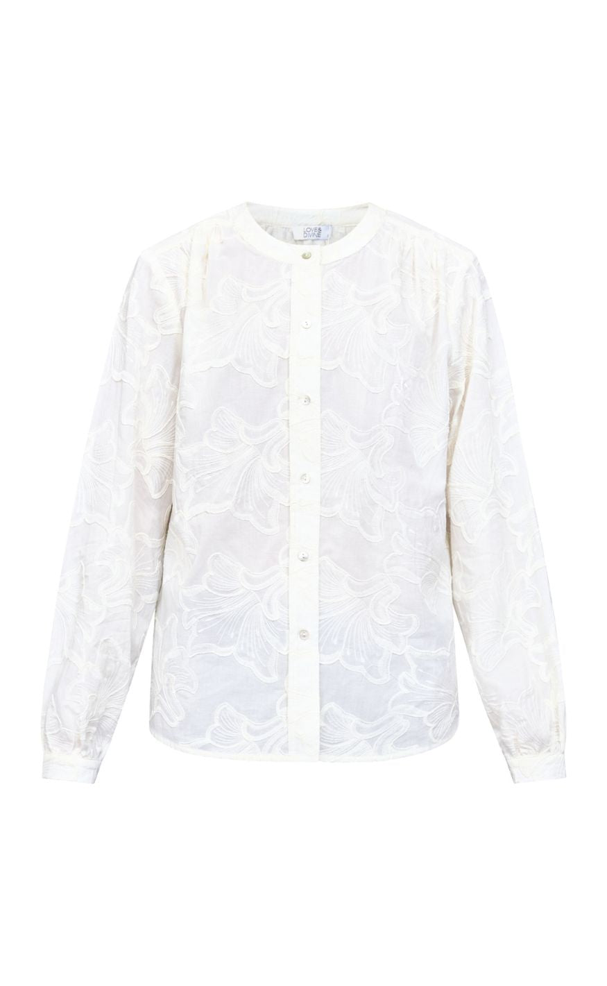 Love & Divine Skjorte - Love1519 - Cream
