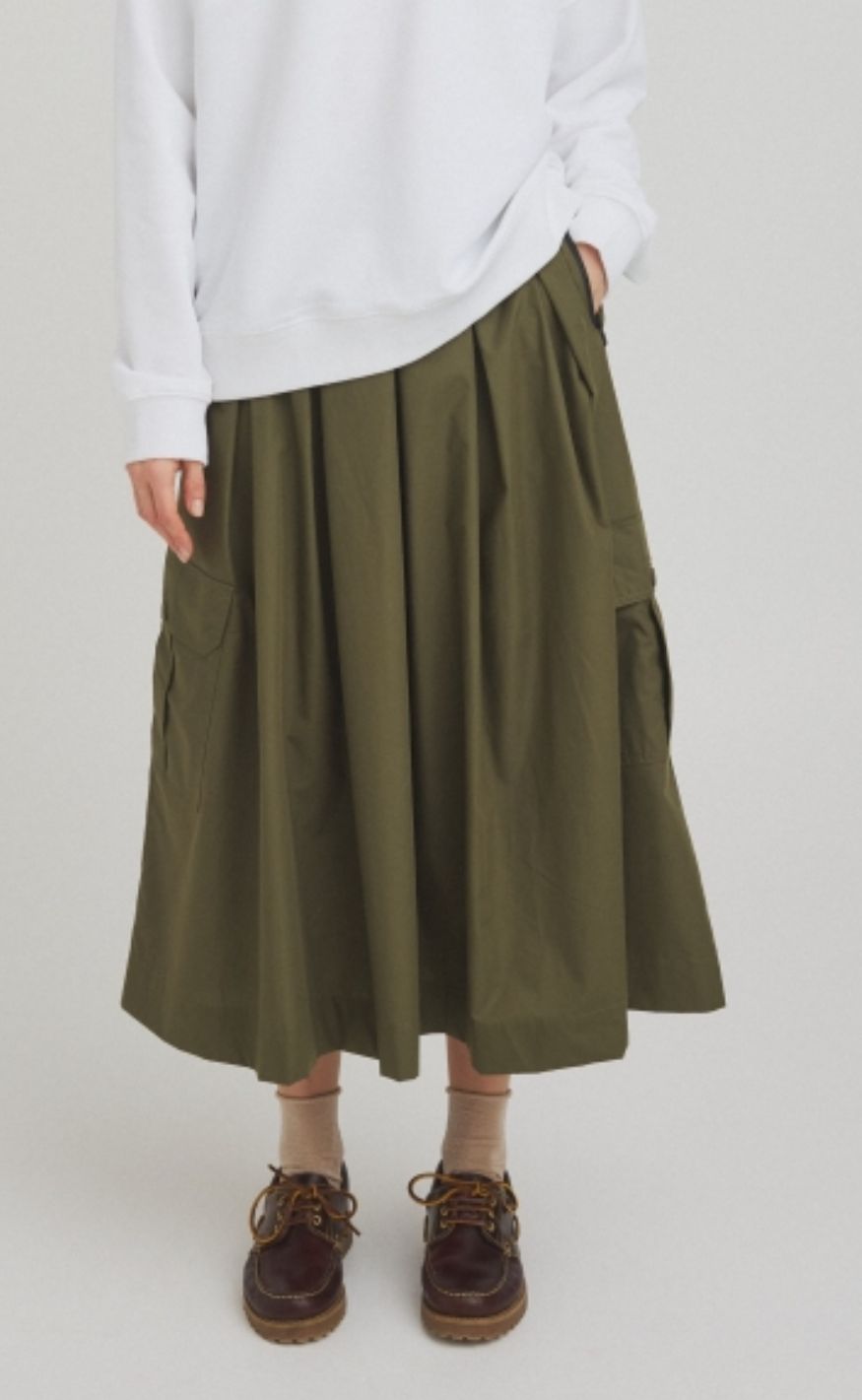 Luxzuz Nederdel - Malle - Dusty Olive