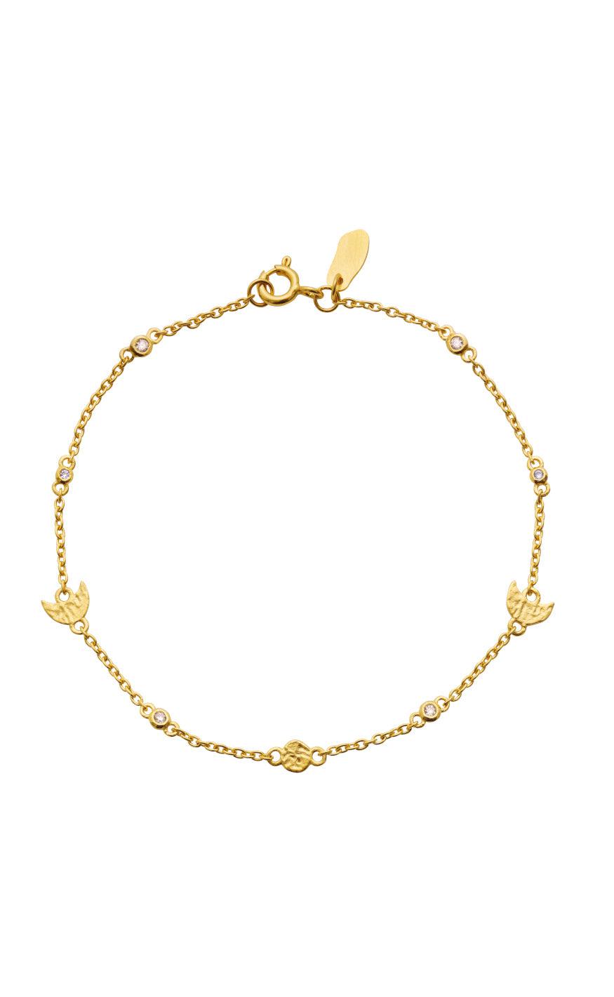 Maanesten Armbånd - Cecilia - Gold Colour