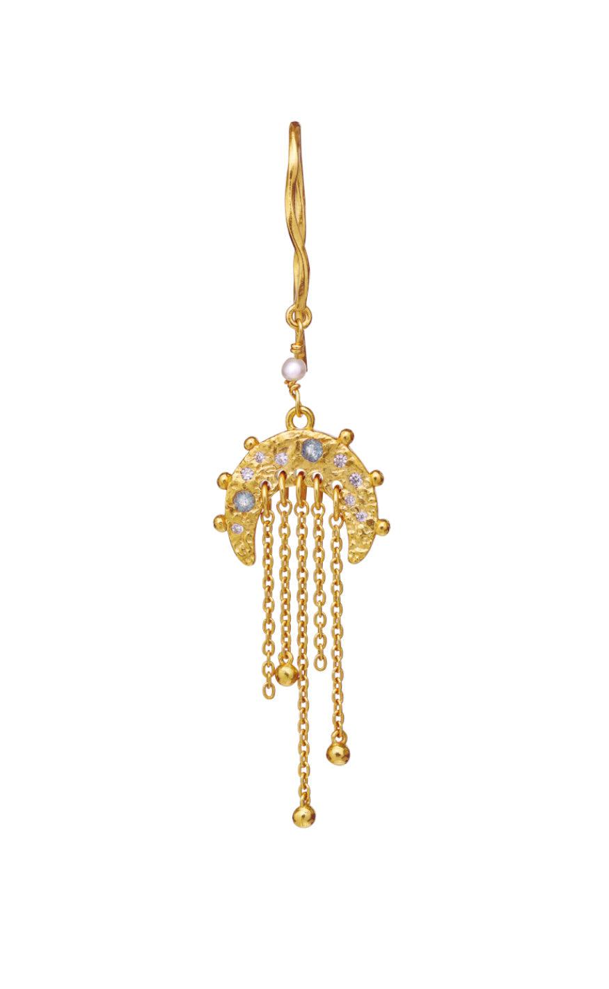 Maanesten ørering - Paloma - Gold Colour