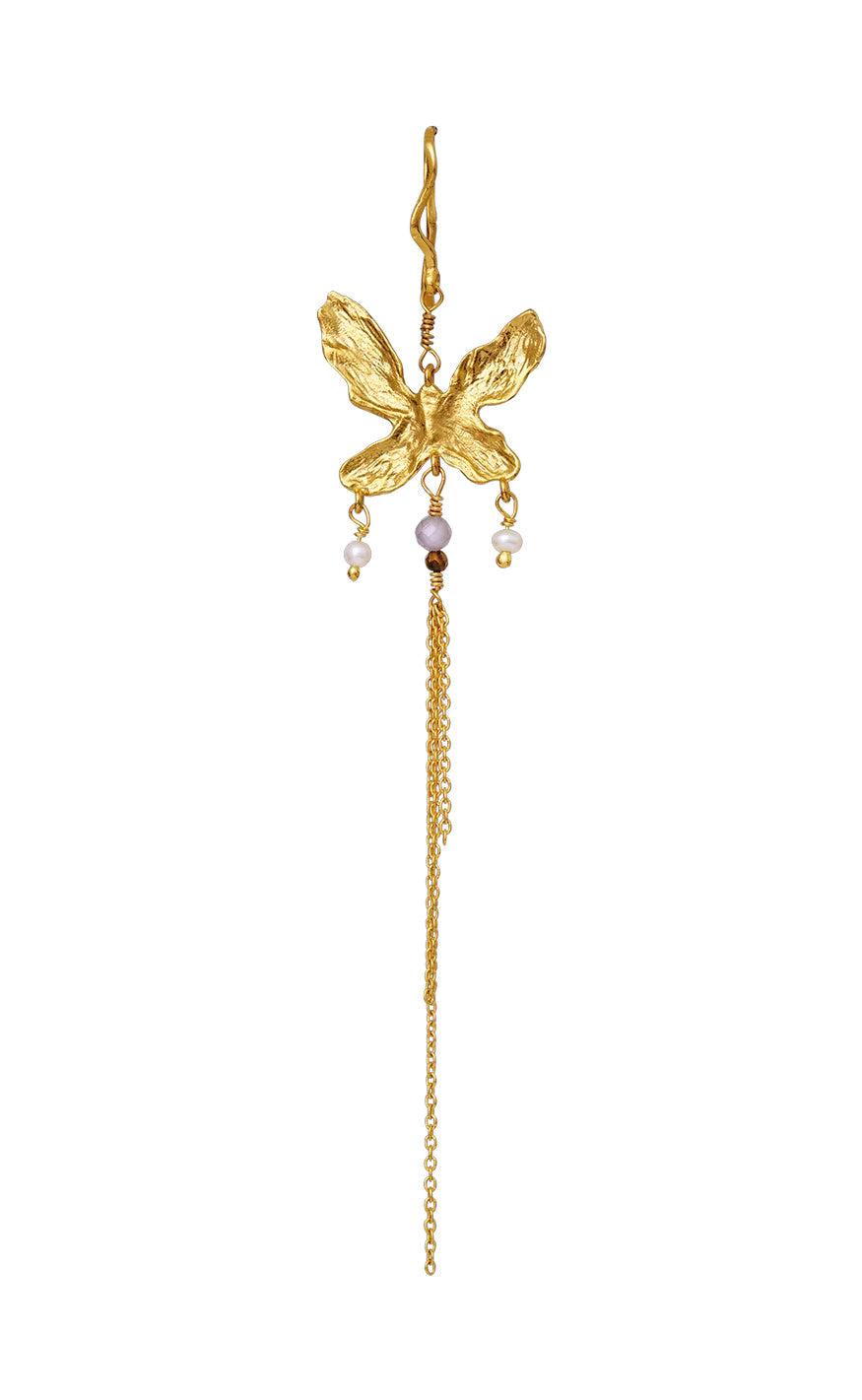 Maanesten ørering - Uira - Gold Colour