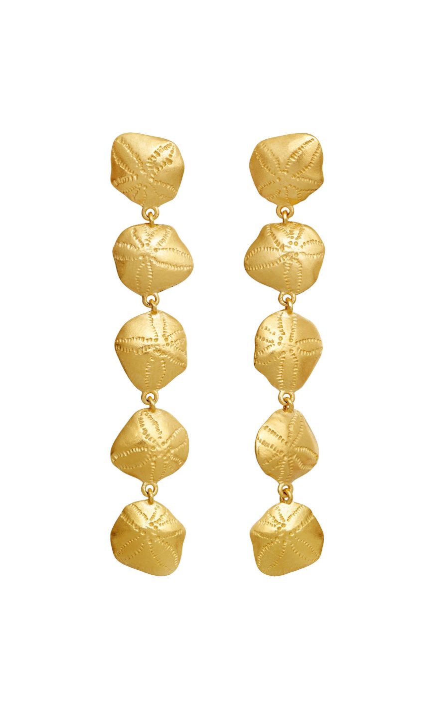 Maanesten øreringe - Kishi - Gold Colour