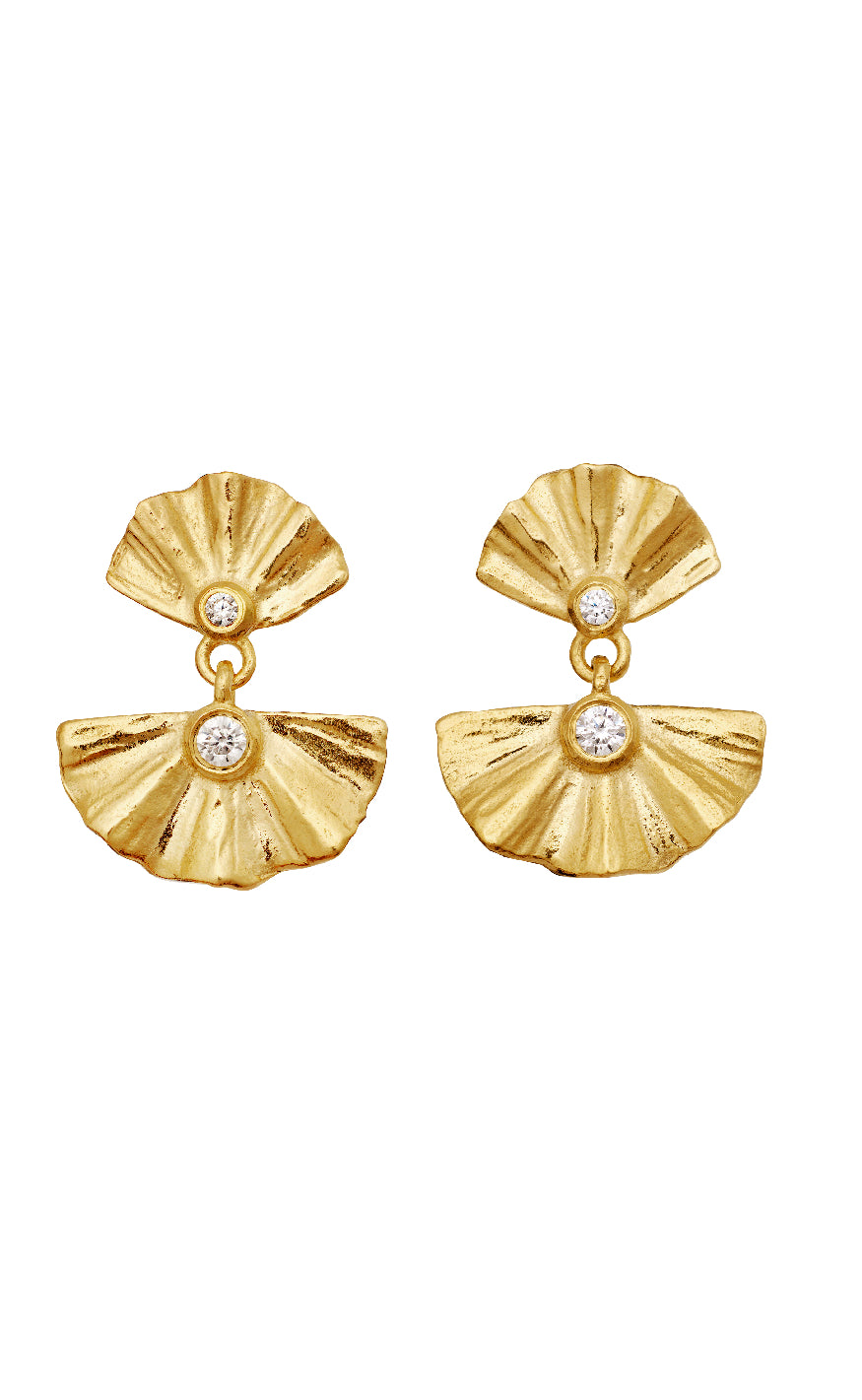 Maanesten øreringe - Odile - Gold Colour