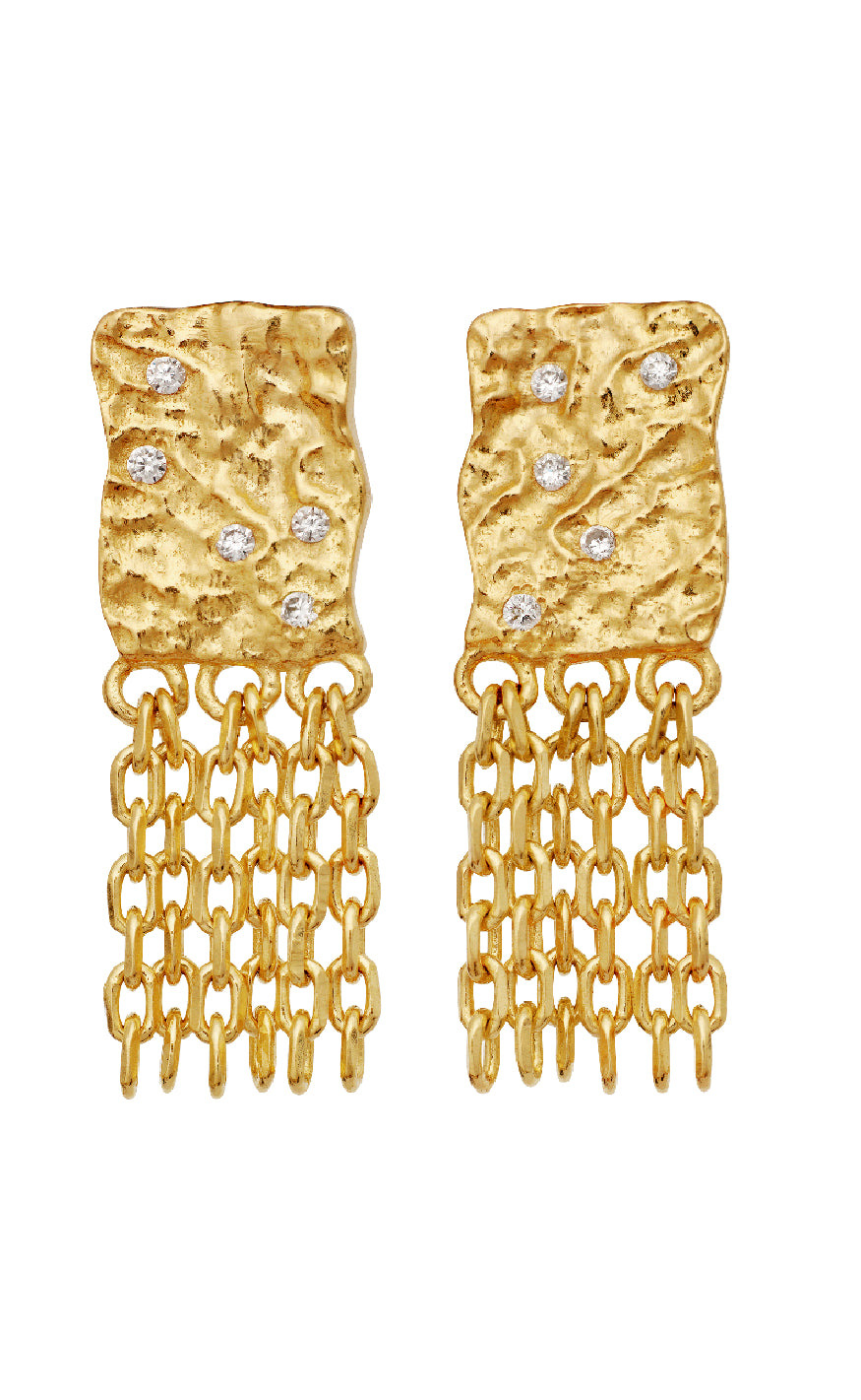 Maanesten øreringe - Pietra - Gold Colour