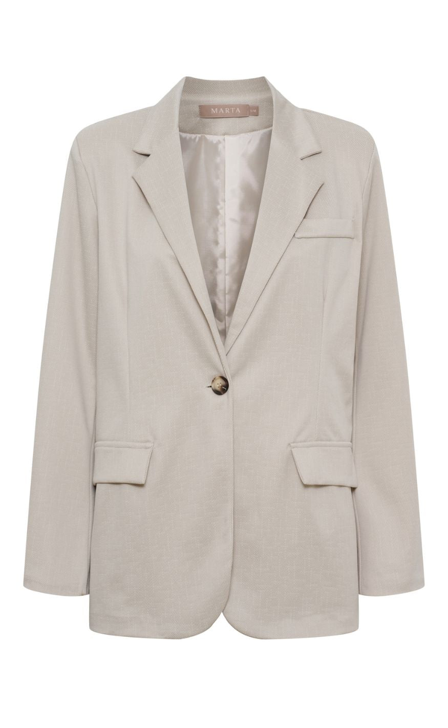 Marta Du Chateau Blazer - Anela - Beige