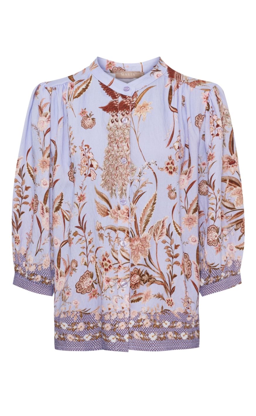 Marta Du Chateau Bluse - Destiny - Celeste3142tps