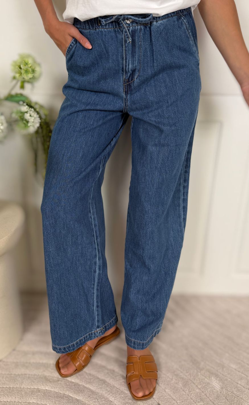 Marta Du Chateau Bukser - Riona - Denim