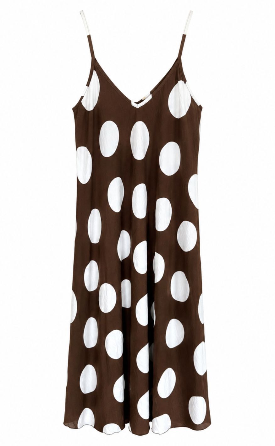 Marta Du Chateau Kjole - Melina - Moro/white Dots