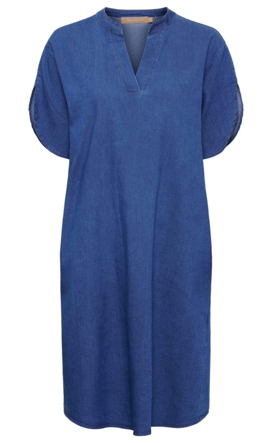 Marta Du Chateau Kjole - Sofina - Medium Blue
