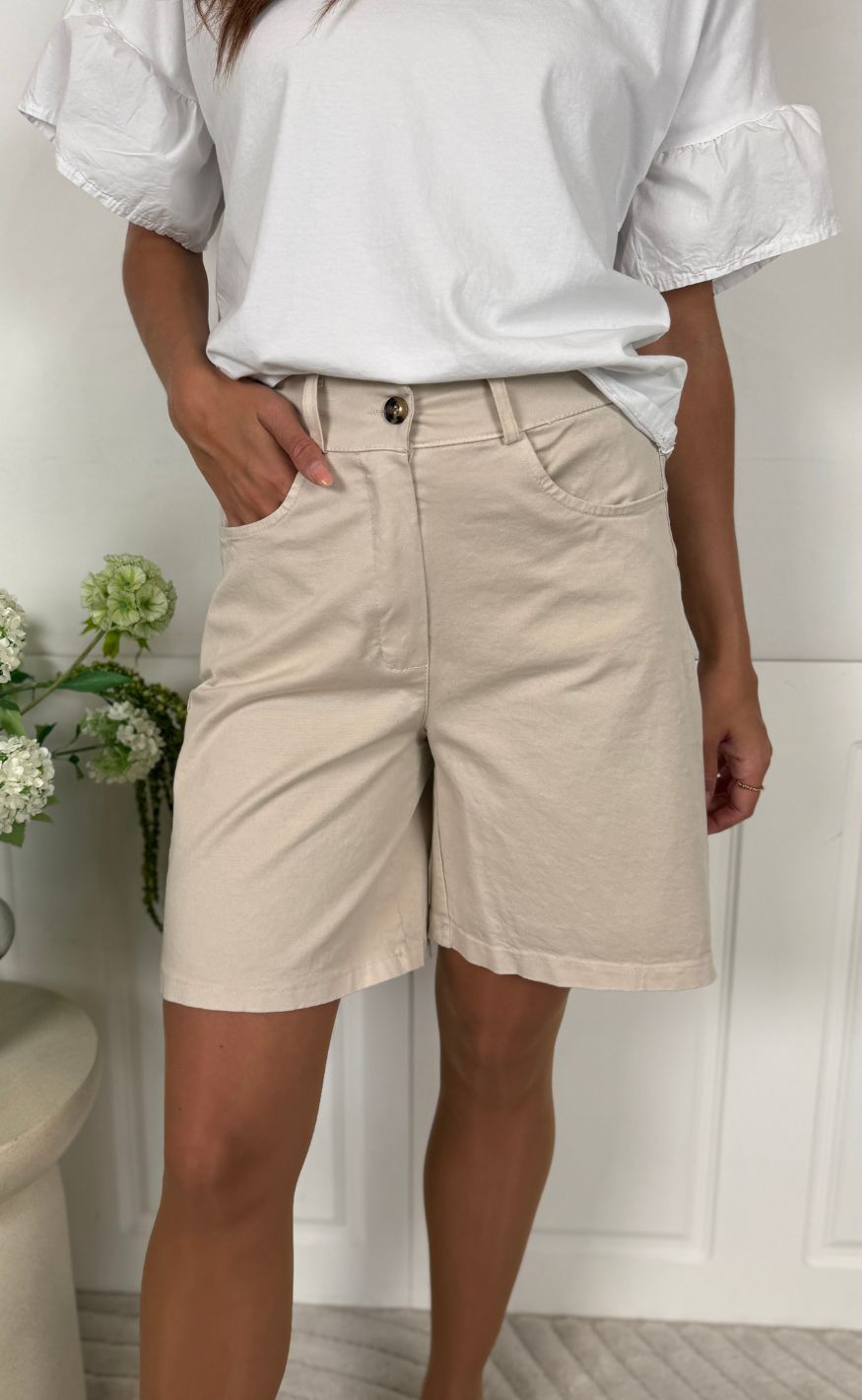 Marta Du Chateau Shorts - Ulrikke - Beige