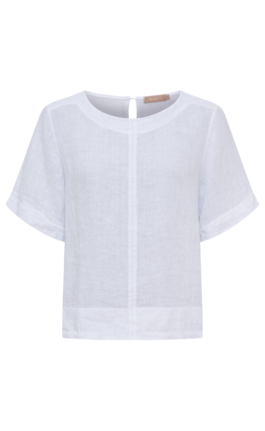 Marta Du Chateau Top - Ceyla - Optical White