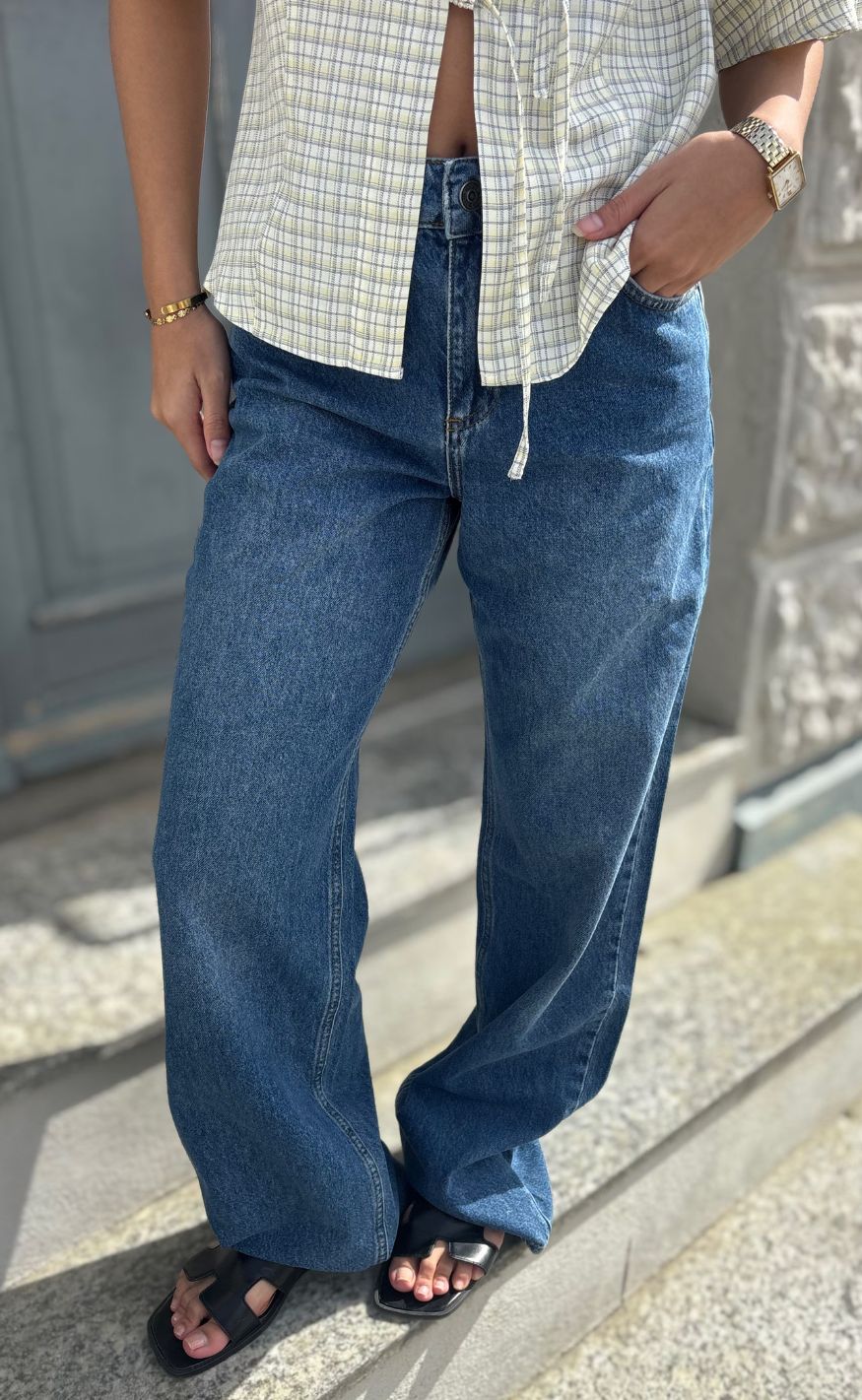 Mbym Bukser - Cadian - Vintage Blue Wash