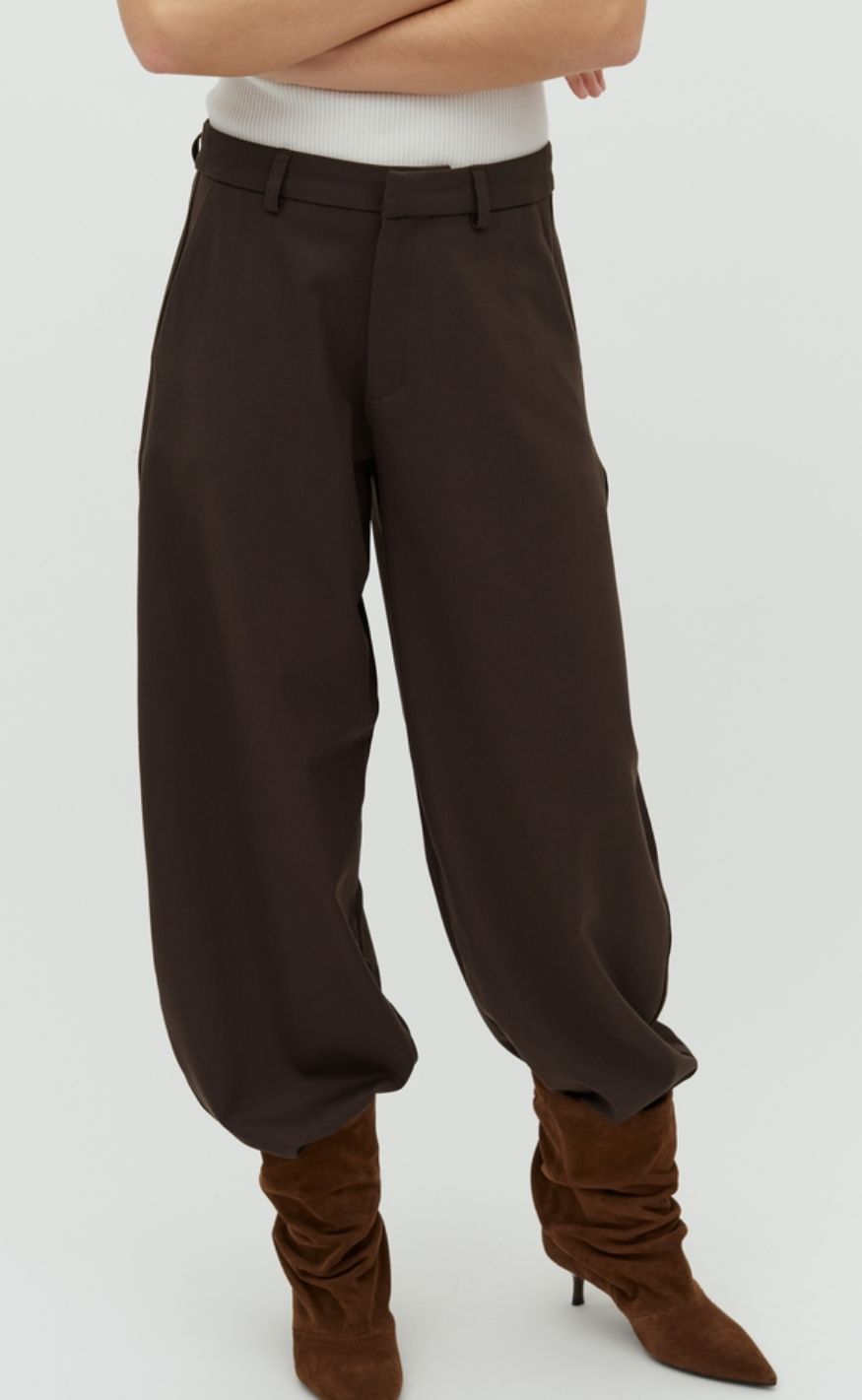 Mbym Bukser - Silira-m - Coffee Brown