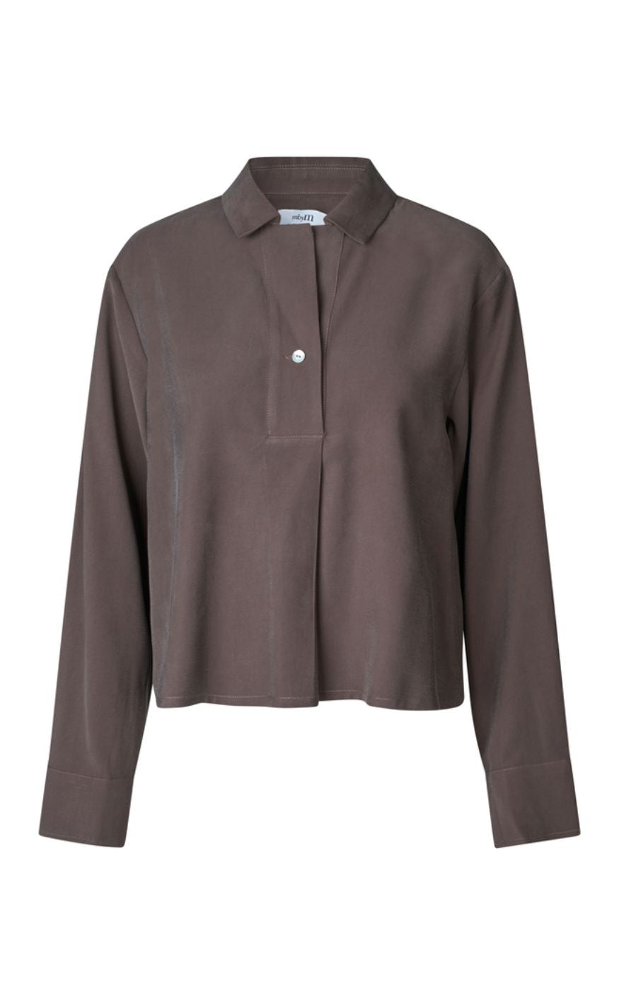 Mbym Skjorte - Elio - Chocolate Brown