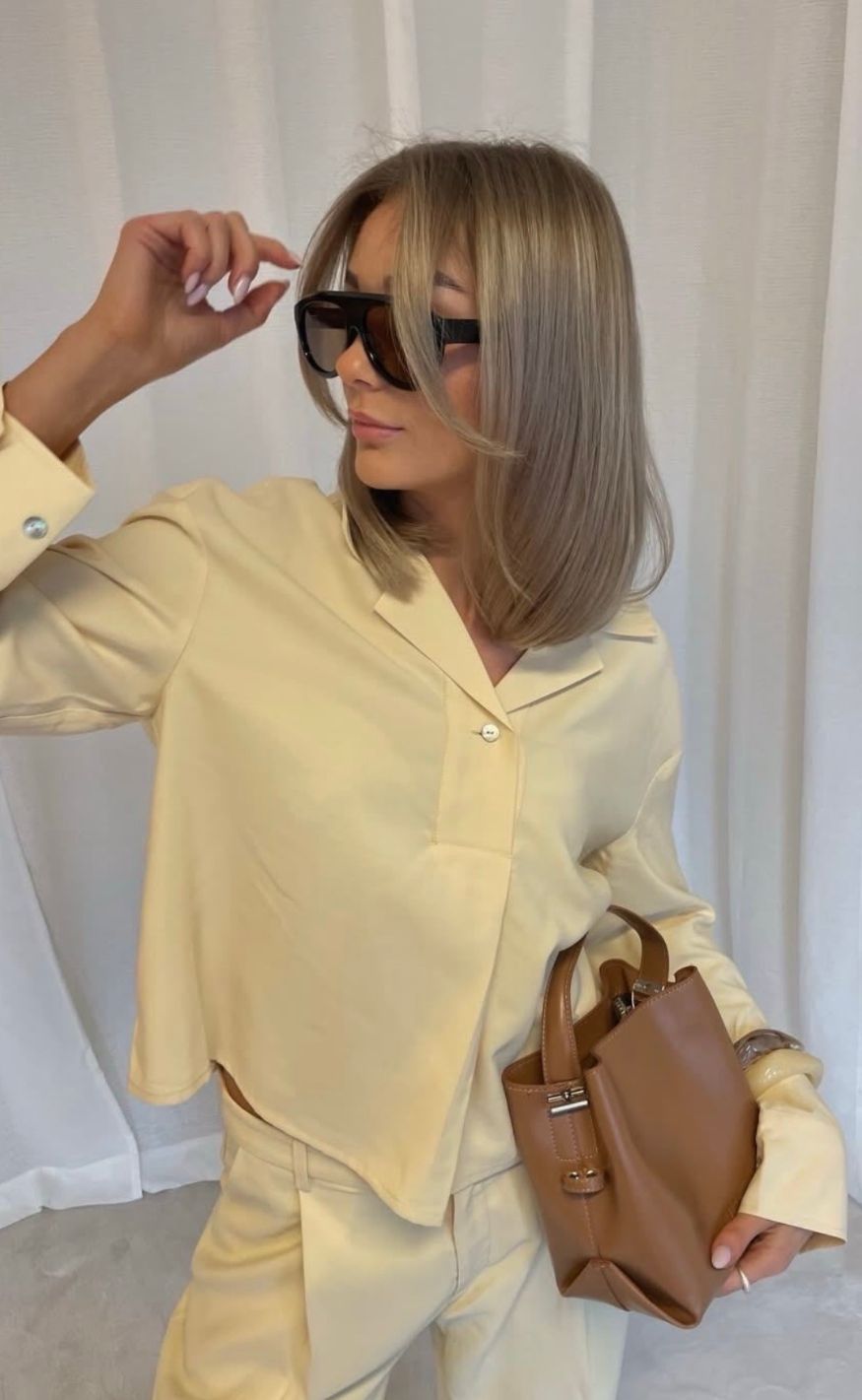 Mbym Skjorte - Elio - Summer Yellow