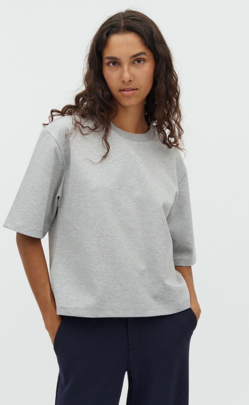 Mbym T-shirt - Emrys-m - Light Grey Melange