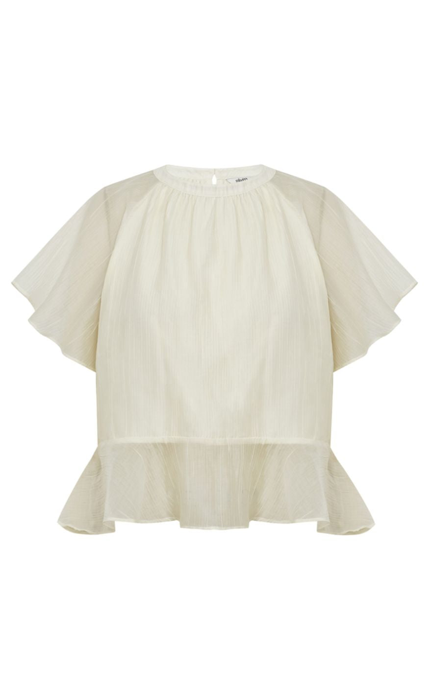 Mbym Top - Menilu-m - Pale Creme