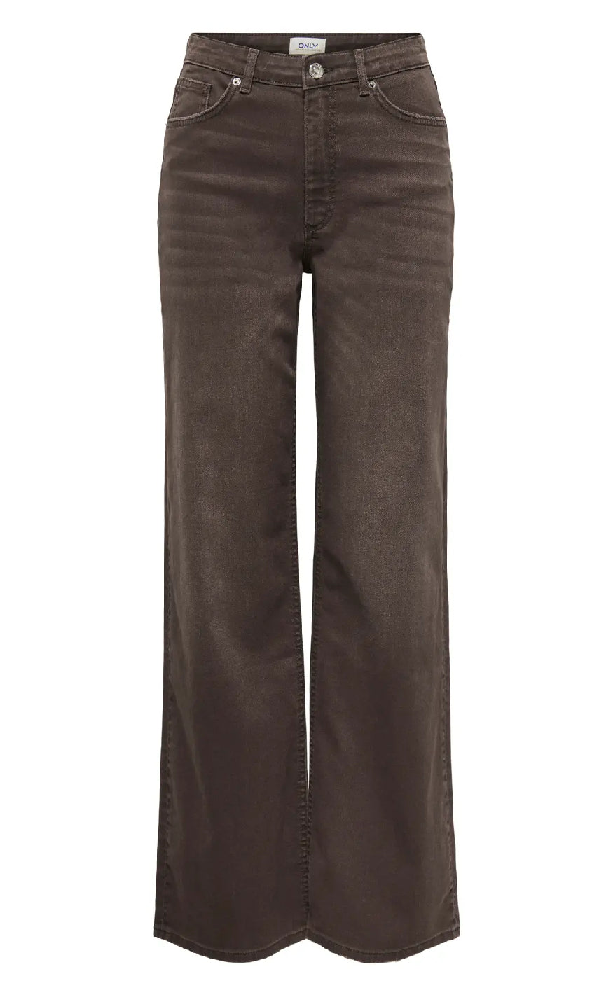 Only Bukser - Juicy - Dark Brown Denim