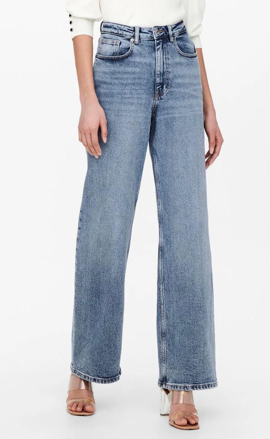 Only Bukser - Juicy - Medium Blue Denim