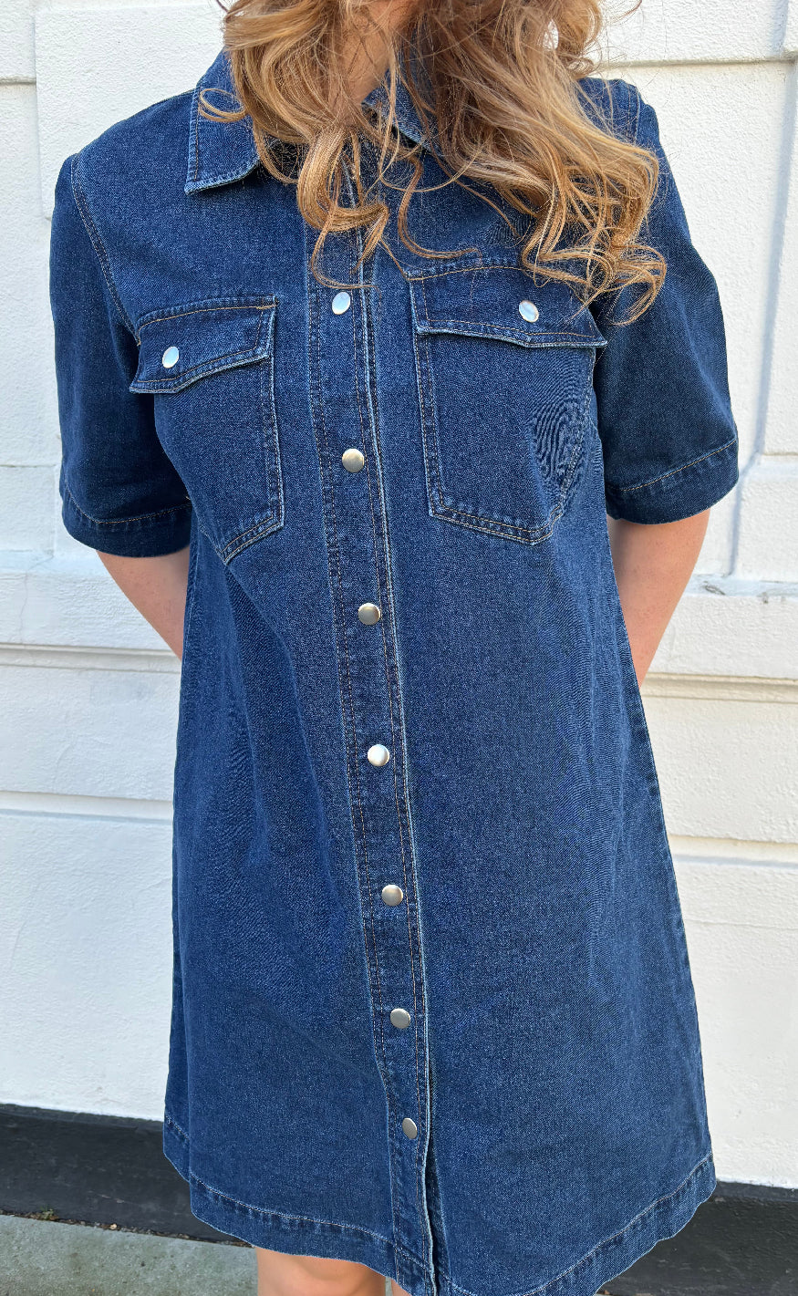 Only Kjole - Belle - Dark Blue Denim