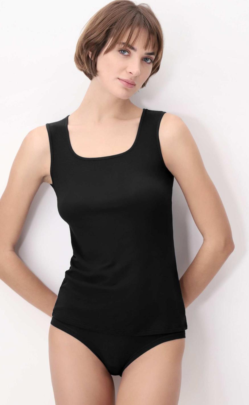 Oroblu Top - Perfect Line Cashmere - Black