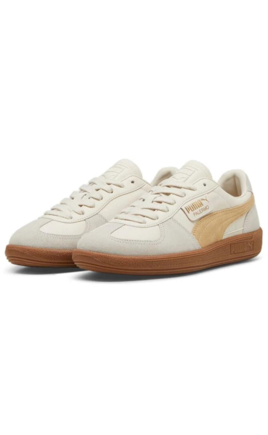 Puma Sneakers - Palermo Lth - Alpine Snow/dust Gum