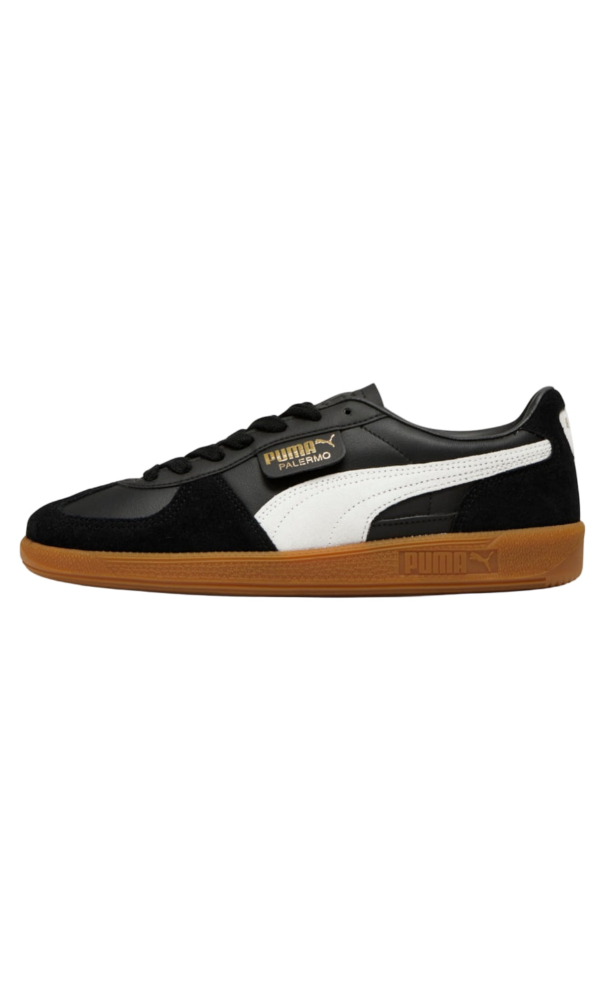 Puma Sneakers - Palermo Lth - Black Feather/gray Gum