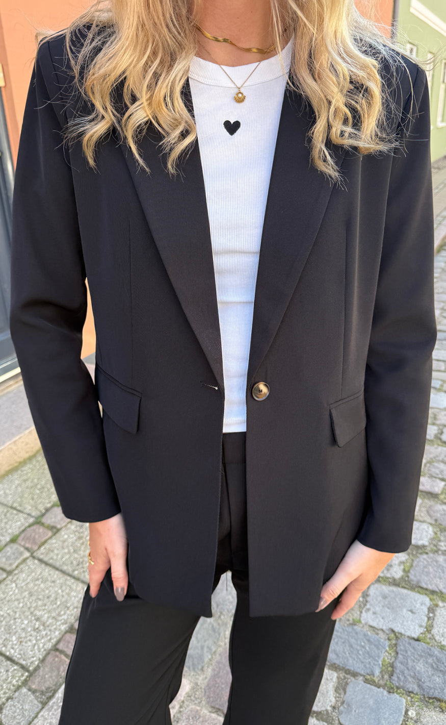 Say Ina Copenhagen Blazer - Liva - Black