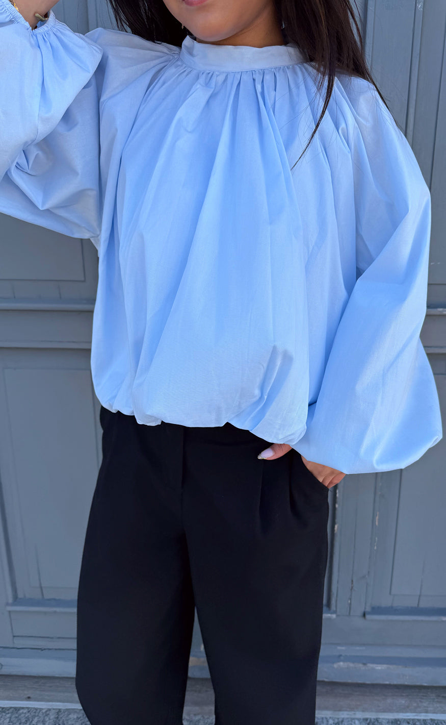 Say Ina Copenhagen Bluse - Diana - Light Blue