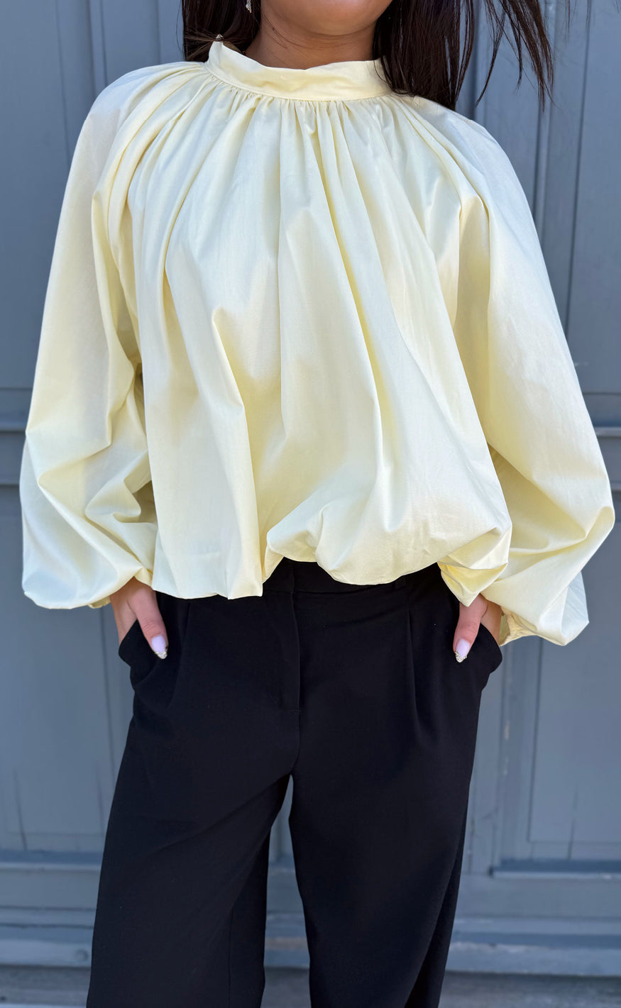 Say Ina Copenhagen Bluse - Diana - Yellow