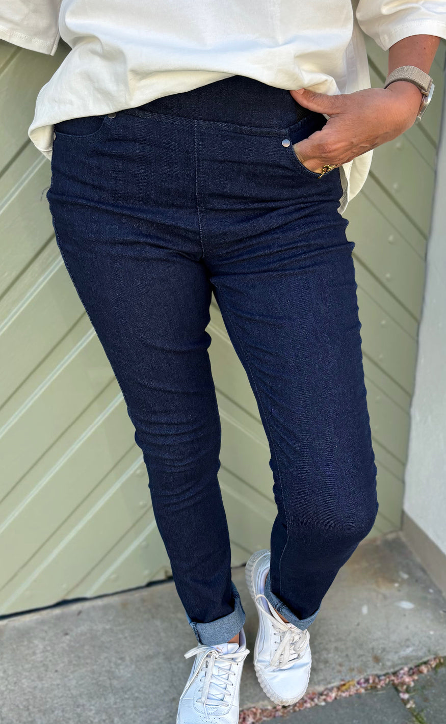 Say Ina Copenhagen Bukser - Elisa Elastic Stretch - Raw Blue