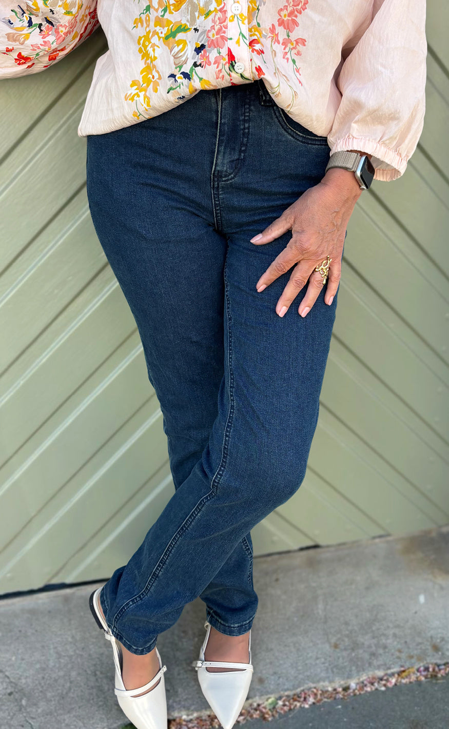 Say Ina Copenhagen Bukser - Sara Stretch - Denim Blue